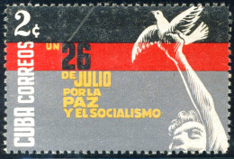 FAU3 Cuba 560 1961 26 De Julio Por La Paz Y El Socialismo MNH - Autres & Non Classés