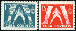 DEP3 Cuba 663/64 1963 IV Juegos Panamericanos Sao Paulo MNH - Sonstige & Ohne Zuordnung