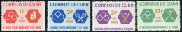 DEP1 Cuba 629/32 1962 IX Juegos Centroamericanos Y Del Caribe MNH - Autres & Non Classés