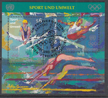 UNO WIEN  Block 7, Gestempelt, 100 Jahre Olympische Spiele Der Neuzeit, 1996 - Blocks & Sheetlets