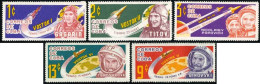 ASTI Cuba 657/59 1963 Vuelos Espaciales MNH - Sonstige & Ohne Zuordnung