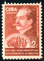 Cuba 262 1940 50 Años De La UPU MNH - Altri & Non Classificati