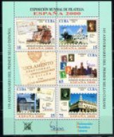 Cuba 3889a/93a 2000 Exposición Filatelica Mundial En Madrid MNH - Sonstige & Ohne Zuordnung