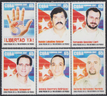 Cuba 4487/92 2007 Presos En Estados Unidos Por La Defensa Del País MNH - Andere & Zonder Classificatie