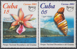 Cuba 3955/56 2001 Serie América UPAEP Parque Nacional MNH - Other & Unclassified