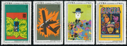 Cuba  Nº 1301/04  1969  Cine MNH - Otros & Sin Clasificación