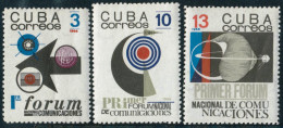 VAR2/S Cuba  Nº 1075/77   1966  Comunicaciones, Lujo - Sonstige & Ohne Zuordnung