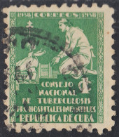 Cuba Beneficencia 1 1938 Consejo Nacional De Tuberculosis Para La Infancia Usa - Otros & Sin Clasificación