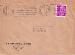 CARTA COMERCIAL 1970 HUESCA - Cartas & Documentos