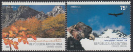 Upaep Argentina 2422/23 2003 Nothofagus Vultur Pajáro Bird Fauna MNH - Altri - America