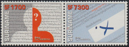 Upaep Suriname 1639/40 2002 Cabeza Con Interrogación MNH - Altri - America