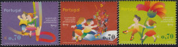 Upaep Portugal 2556/58 2002 Niños Lápiz Libro Abierto Flor MNH - Altri - America