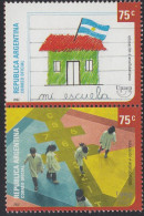 Upaep Argentina 2293/94 2002 Niños Jugando Dibujo De Un Niño MNH - Altri - America