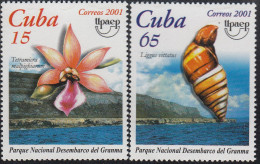 Upaep Cuba 3955/56 2001 Tetramicra Liggus Flora MNH - Altri - America