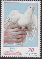 Upaep España 2344 1999 Paloma Sobre Una Mano MNH - Altri - America