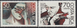 Upaep Costa Rica 654/55 1999 Composición Simbólica MNH - Altri - America