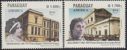 Upaep Paraguay 2764/65 1998 Serafina Davalos Adela Speratti MNH - Altri - America