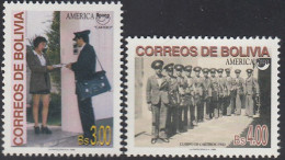 Upaep Bolivia 979/80 1997 Cuerpo De Carteros MNH - Altri - America