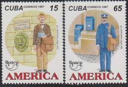 Upaep Cuba 3673/74 1997 Cartero Del SXIX Y XX MNH - Altri - America