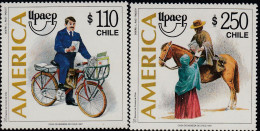 Upaep Chile 1428/29 1997 Cartero Actual Y Antiguo MNH - Altri - America