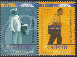 Upaep Argentina 2015/16 1997 Cartero Antiguo Y Moderno MNH - Altri - America