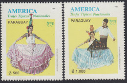 Upaep Paraguay 2710/11 1996 Trajes Típicos MNH - Altri - America