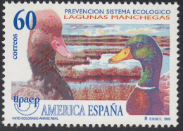 Upaep España 2980 1995 Netta Rufina Pato Fauna MNH - Altri - America