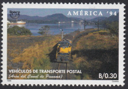 Upaep Panamá 1136 1994 Tren Postal Train Railway MNH - Altri - America