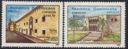 Upaep Rep. Dominicana 1101/02 1992 Alcazar De Colon Columbus Residencias Reale - Altri - America