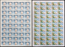 Upaep Colombia 838/39 1991 Hojas Completas Colón Carabela Sta María MNH - Altri - America