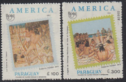 Upaep Paraguay Av. 1196 + 2539 1991 La Guerra De Tavare Paraguay MNH - Altri - America
