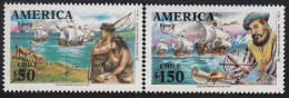 Upaep Chile 1074/75 1991 Magallanes Indios MNH - Altri - America