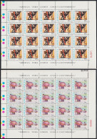 Upaep El Salvador 1059/60 1989 Hojas Completas Alfarería Precolombina MNH - Altri - America