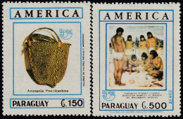 Upaep Paraguay 1172 - 1205 1989 Artesanía Precolombina Guaraní MNH - Altri - America