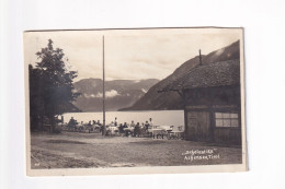 E5260) SCHOLASTIKA - ACHENSEE - Tirol -Gäste An Tischen Vor Lokal - Tolle Alte FOTO AK 1928 - Achenseeorte