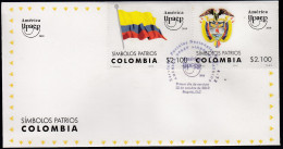 Upaep Colombia 1609/10 2010 Símbolos Patrios SPD FDC Sobre Primer Día - Altri - America