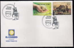 Upaep Uruguay 2411/12 2009 La Taba SPD FDC Sobre Primer Día - Altri - America