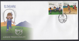 Upaep El Salvador 1794/95 2009 Salta Cuerda Peregrina SPD FDC Sobre Primer Día - Altri - America