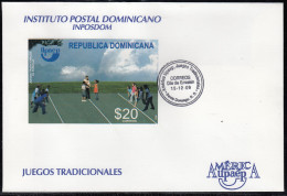 Upaep Rep Dominicana HB 52 2009 El Pañuelo SPD FDC Sobre Primer Día - Altri - America