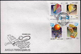 Upaep Cuba 4756/59 2009 Trompo Papalote Dominó Yaquis SPD FDC Sobre Primer Día - Altri - America