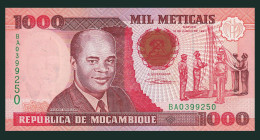 # # # Banknote Mosambik (Mozambique) 1.000 Meticais 1991 (P-135) UNC # # # - Moçambique