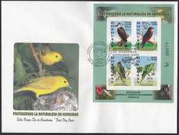 Upaep Honduras BF 73 2003 Spizaetus Melanoleucus SPD FDC Sobre Primer Día - Altri - America