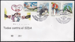 Upaep Honduras 1040/43 2000 Amazona Columbina SPD FDC Sobre Primer Día - Altri - America