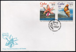 Upaep Cuba 3955/56 2001 Tetramicra Liggus SPD FDC Sobre Primer Día - Altri - America