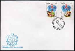 Upaep Cuba 3902/03 2000 Familia, Globo Terráqueo SPD FDC Sobre Primer Día - Altri - America