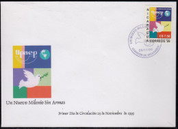 Upaep Nicaragua 2344 1999 Paloma SPD FDC Sobre Primer Día - Altri - America