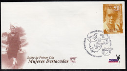 Upaep Costa Rica 642 1998 Carmen Lyra SPD FDC Sobre Primer Día - Altri - America