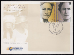 Upaep Argentina 2088/89 1998 Rosario Vera SPD FDC Sobre Primer Día - Altri - America