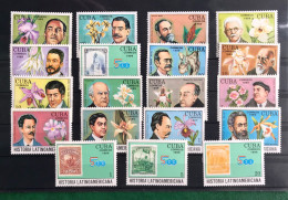 CUBA 1989, HISTORIA LATINOAMERICANA, COLECCIÓN SELLOS NUEVOS ** MINT - Used Stamps