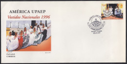 Upaep Panamá 1159 1996 La Pollera SPD FDC Sobre Primer Día - Altri - America